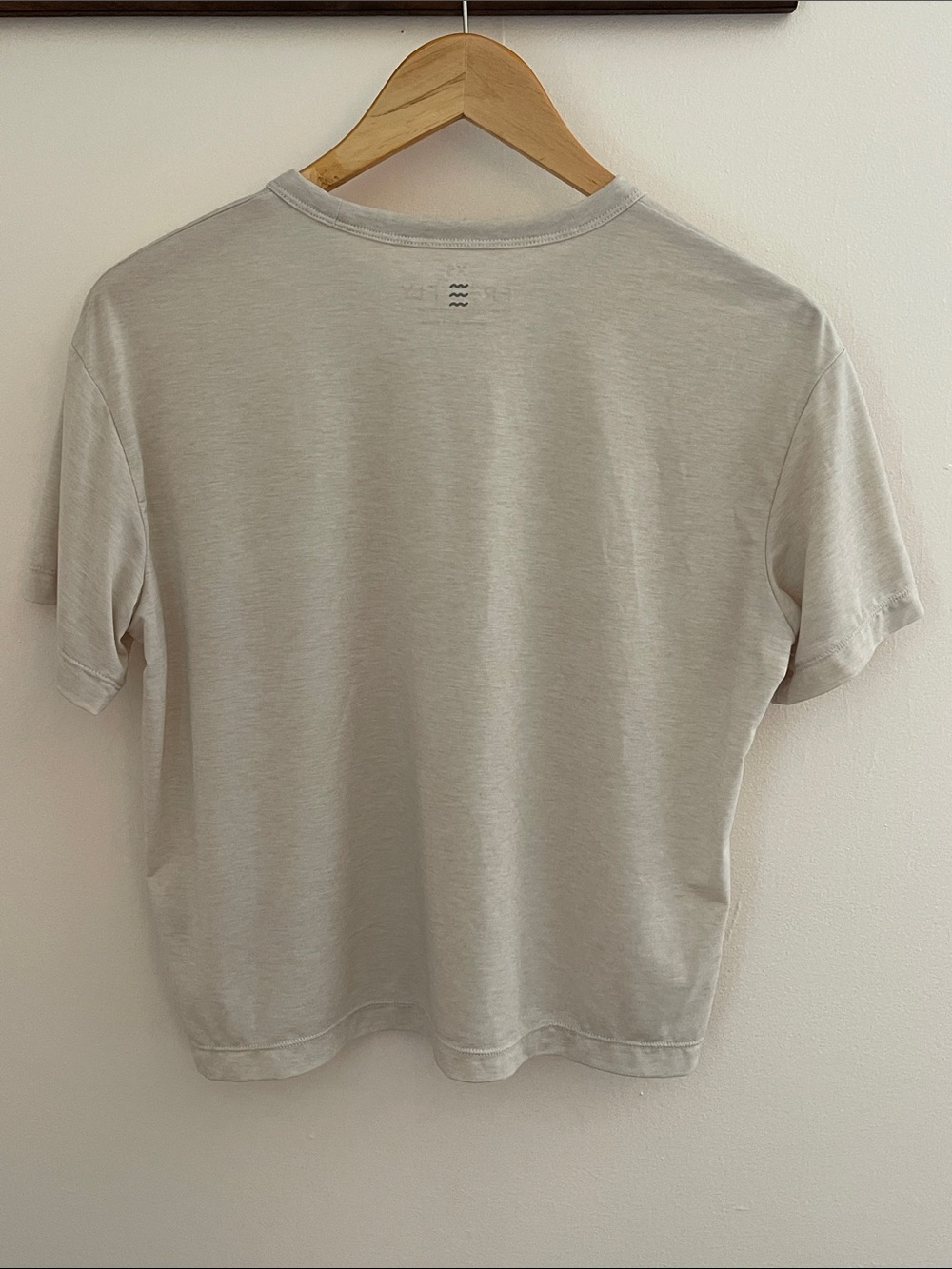 Free Fly Bamboo Lightweight Performance Tee Cream XS Outdoor Casual - Picture 4 of 6